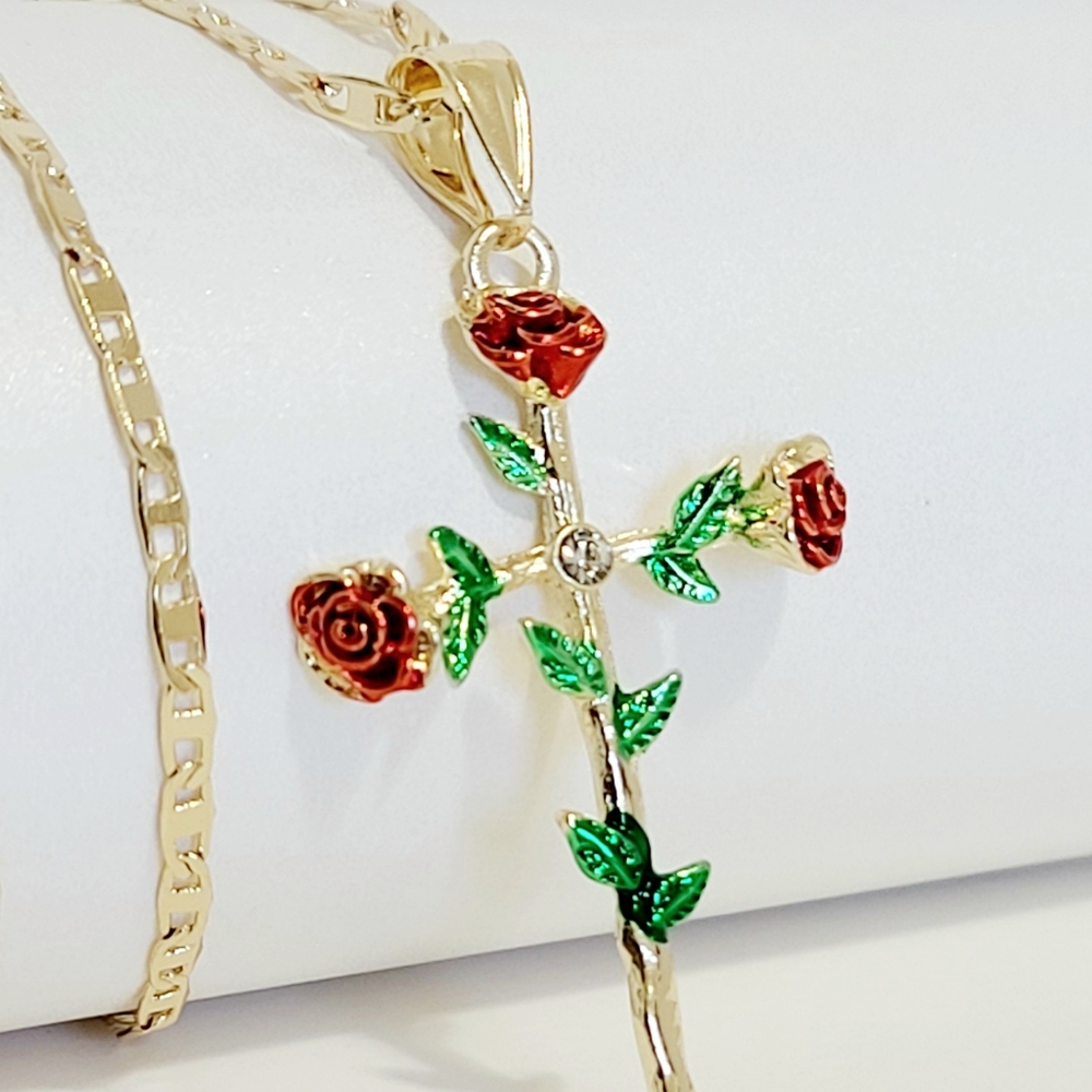 Red Roses Cross - Picture 3 of 5